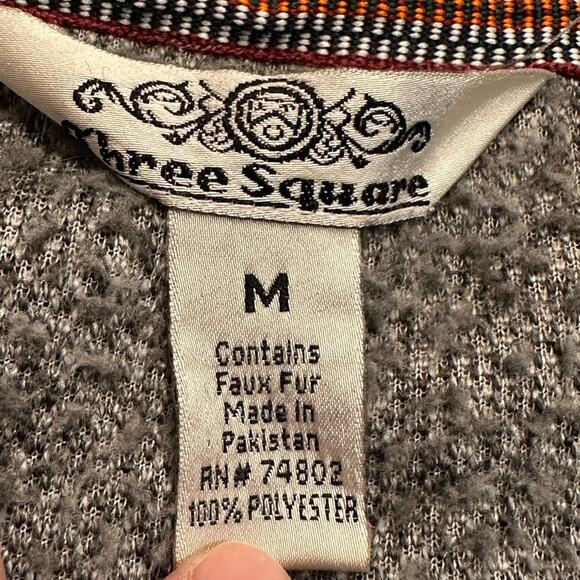 OSU Oklahoma State University Women’s Medium Gray Quarter Zip Top - Picture 3 of 7